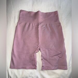 WeWoreWhat Mauve Bike Shorts
